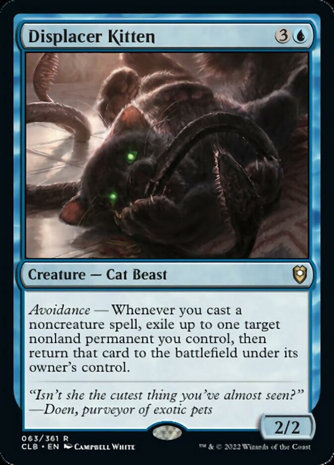 Displacer Kitten [Commander Legends: Battle for Baldur's Gate] | Odin's Place