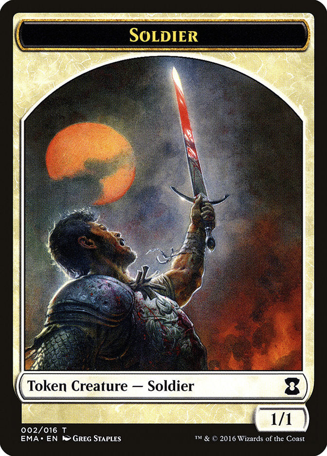 Soldier Token (2) [Eternal Masters Tokens] | Odin's Place