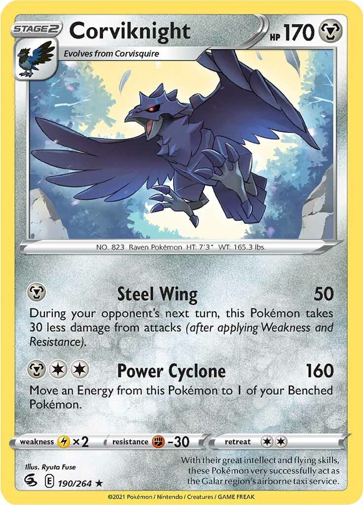 Corviknight (190/264) [Sword & Shield: Fusion Strike] | Odin's Place
