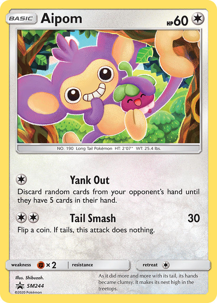 Aipom (SM244) [Sun & Moon: Black Star Promos] | Odin's Place
