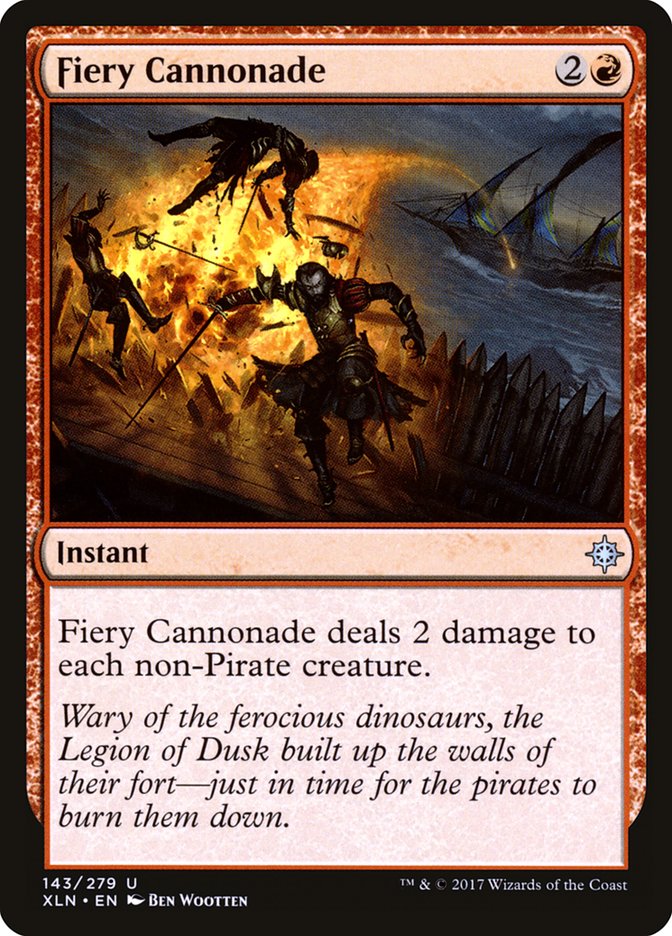 Fiery Cannonade (143) [Ixalan] | Odin's Place