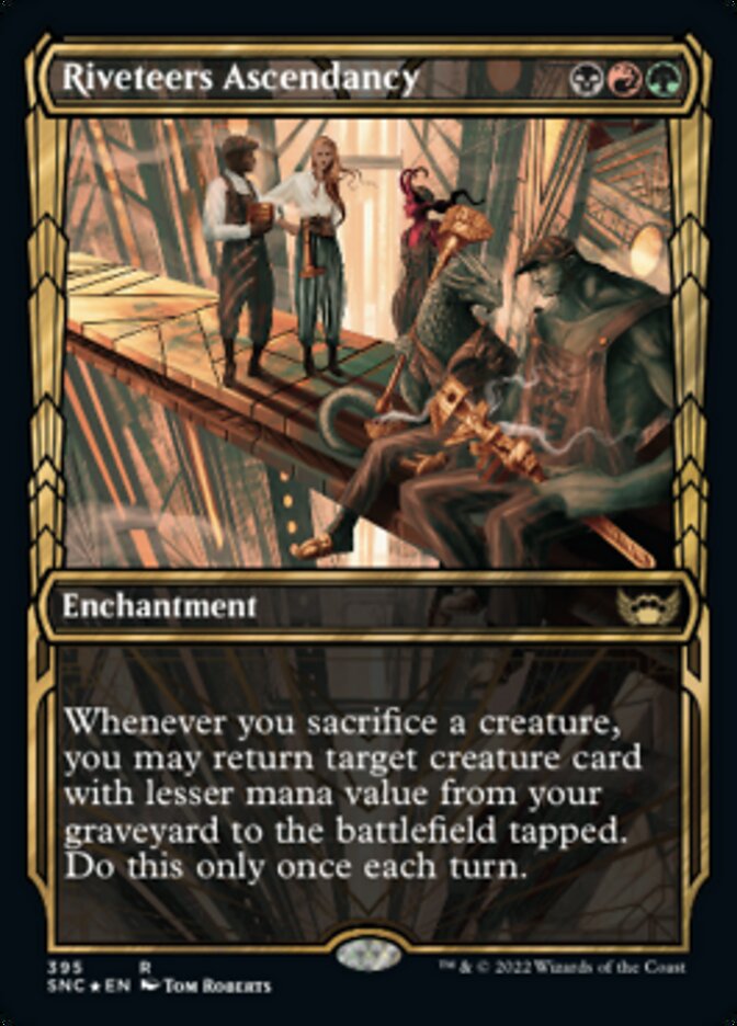 Riveteers Ascendancy (Showcase Golden Age Gilded Foil) [Streets of New Capenna] | Odin's Place