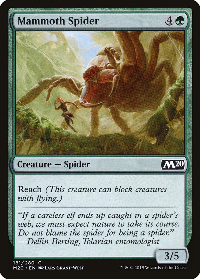 Mammoth Spider [Core Set 2020] | Odin's Place