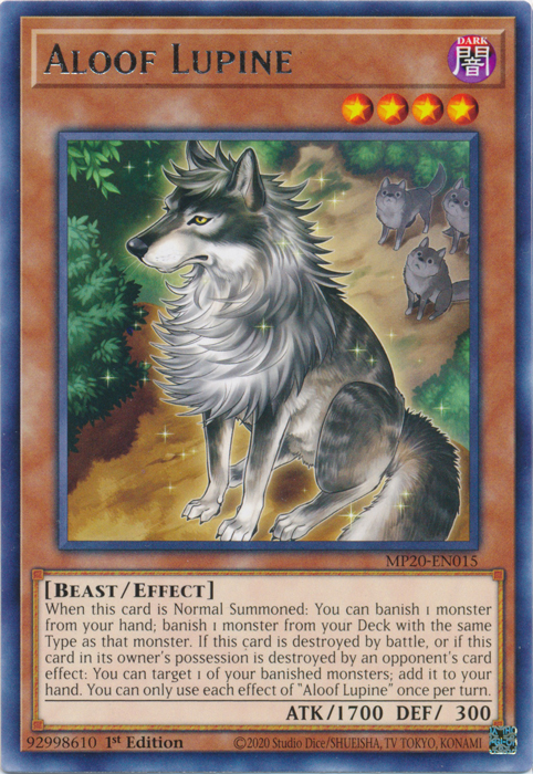 Aloof Lupine [MP20-EN015] Rare | Odin's Place