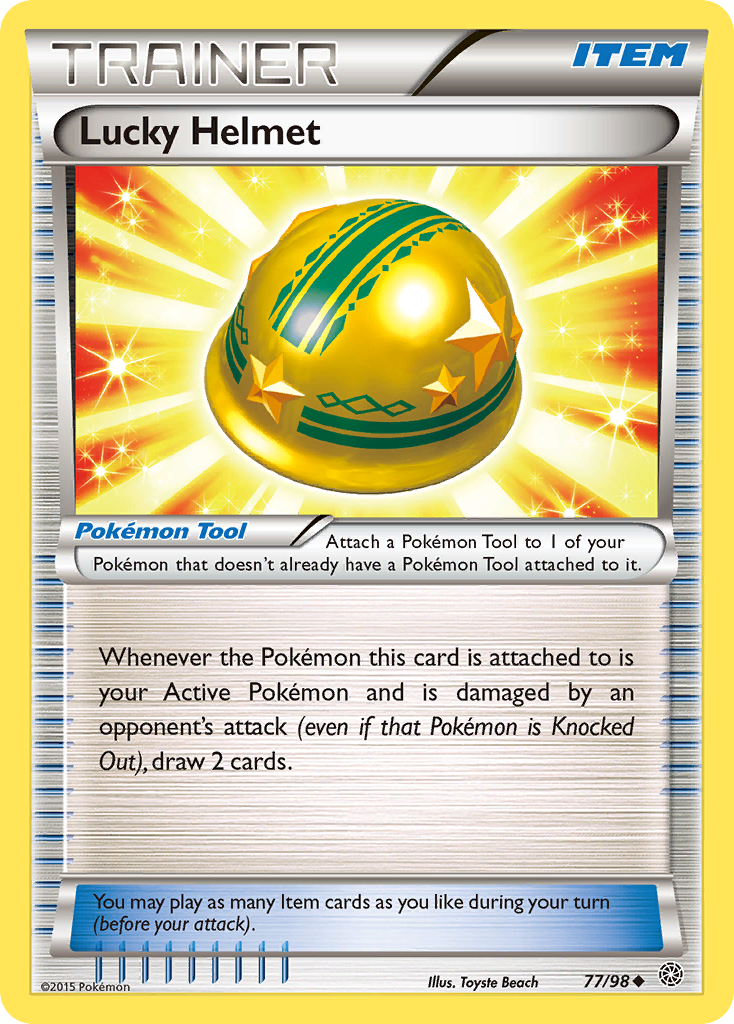 Lucky Helmet (77/98) [XY: Ancient Origins] | Odin's Place