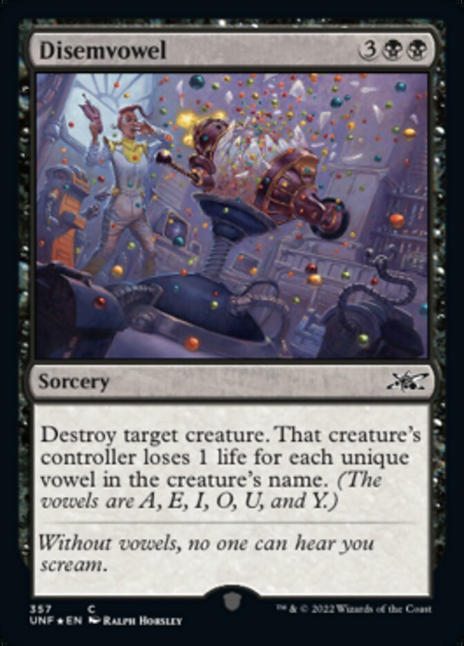 Disemvowel (Galaxy Foil) [Unfinity] | Odin's Place