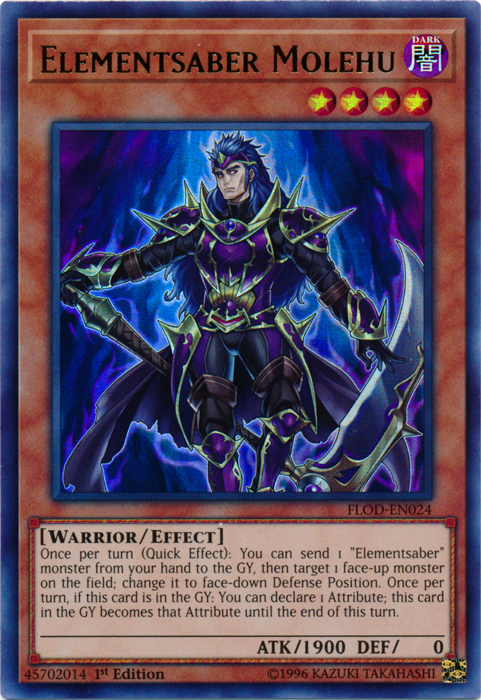 Elementsaber Molehu [FLOD-EN024] Ultra Rare | Odin's Place