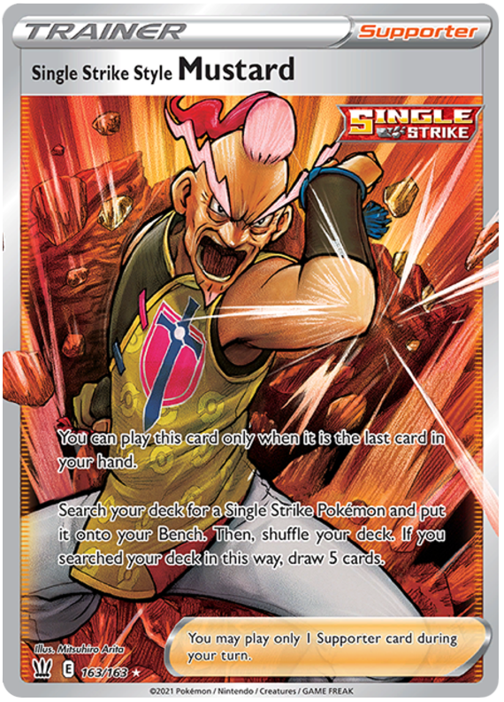 Single Strike Style Mustard (163/163) [Sword & Shield: Battle Styles] | Odin's Place