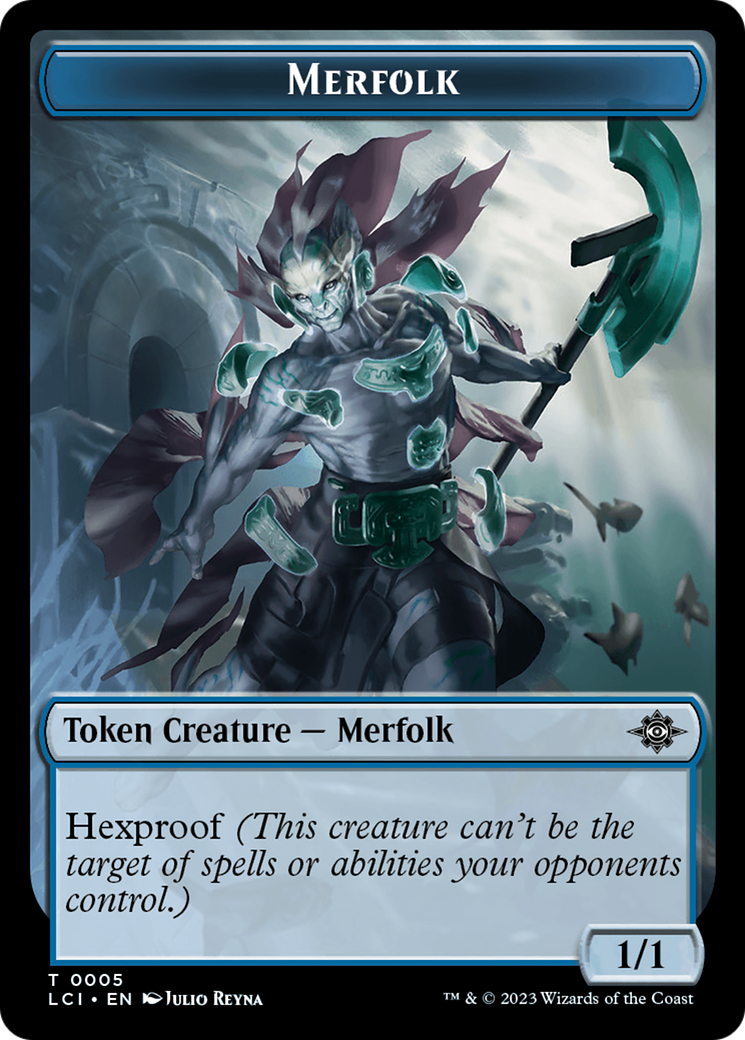 Treasure (0002) // Merfolk Double-Sided Token [Jurassic World Collection Tokens] | Odin's Place