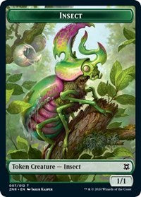 Insect // Kor Warrior Double-Sided Token [Zendikar Rising Tokens] | Odin's Place