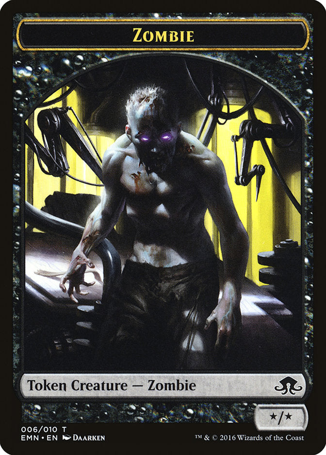 Zombie Token (006/010) [Eldritch Moon Tokens] | Odin's Place