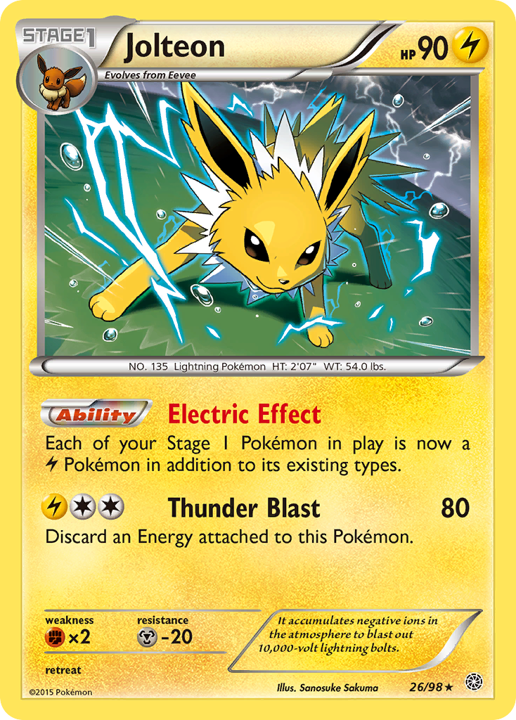 Jolteon (26/98) [XY: Ancient Origins] | Odin's Place