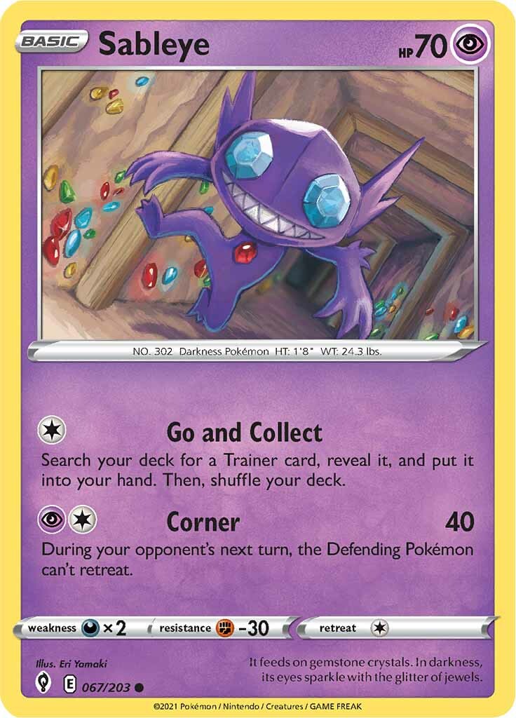 Sableye (067/203) [Sword & Shield: Evolving Skies] | Odin's Place