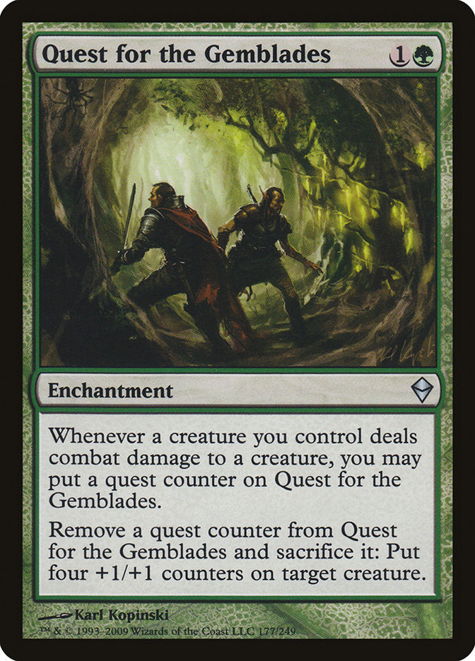 Quest for the Gemblades (177) [Zendikar] | Odin's Place
