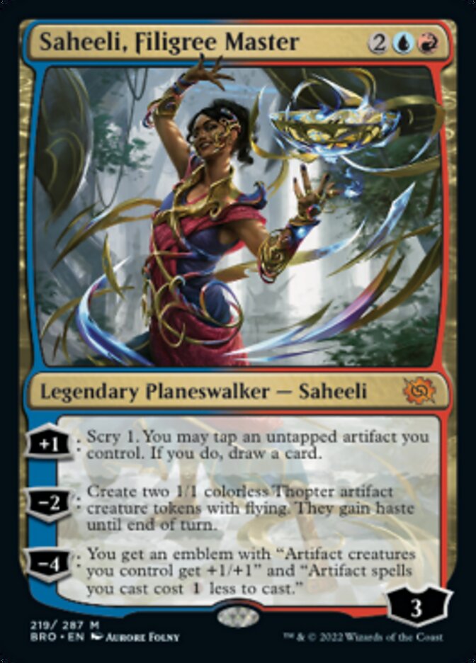 Saheeli, Filigree Master [The Brothers' War] | Odin's Place
