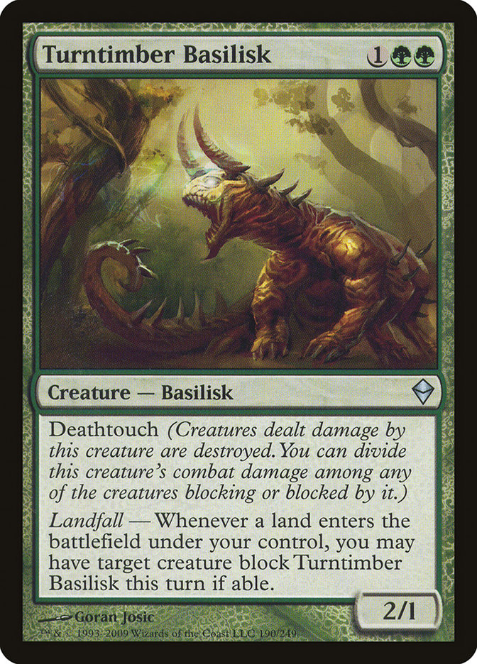 Turntimber Basilisk (190) [Zendikar] | Odin's Place