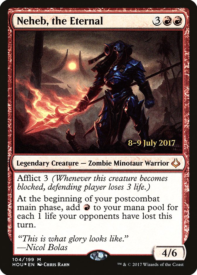 Neheb, the Eternal (104) [Hour of Devastation Prerelease Promos] | Odin's Place