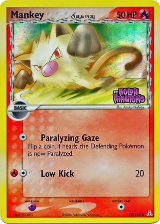 Mankey (70/110) (Delta Species) (Stamped) [EX: Holon Phantoms] | Odin's Place