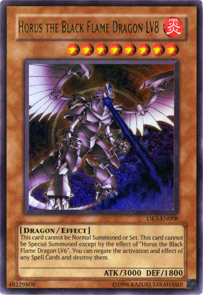 Horus the Black Flame Dragon LV8 [DR3-EN008] Ultra Rare | Odin's Place