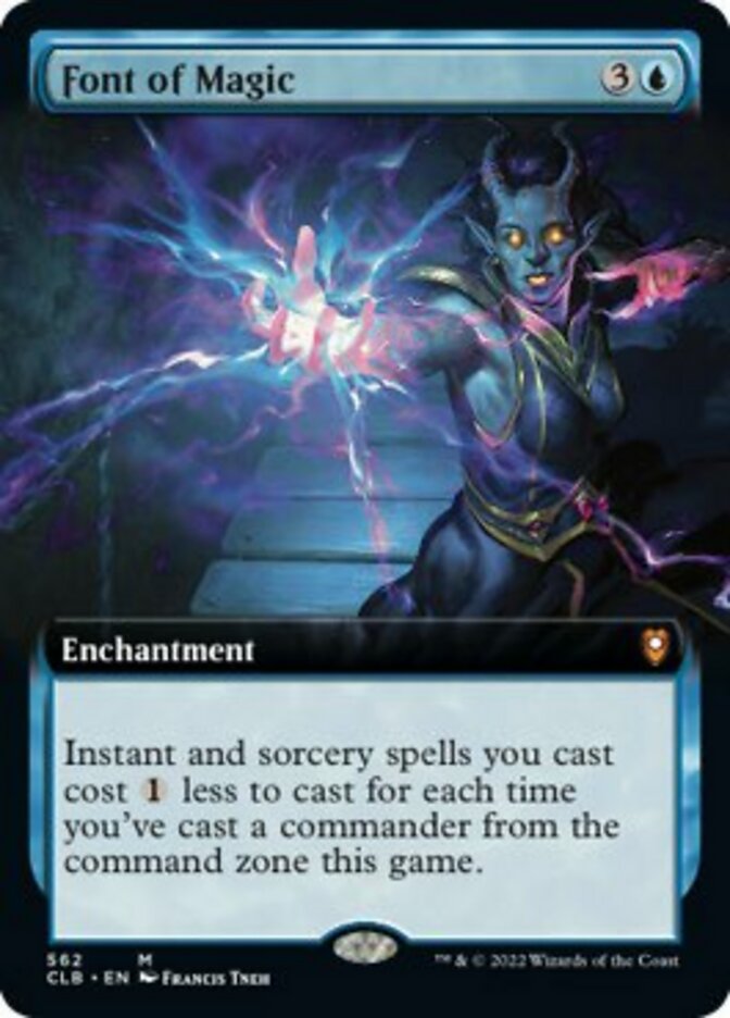 Font of Magic (Extended Art) [Commander Legends: Battle for Baldur's Gate] | Odin's Place