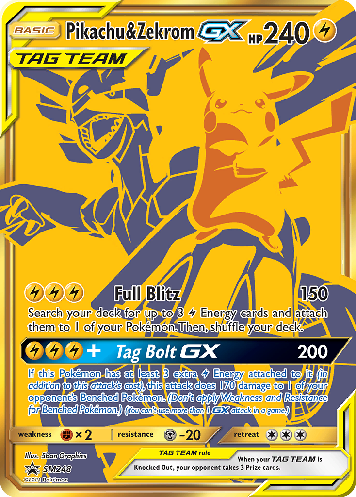 Pikachu & Zekrom GX (SM248) [Sun & Moon: Black Star Promos] | Odin's Place