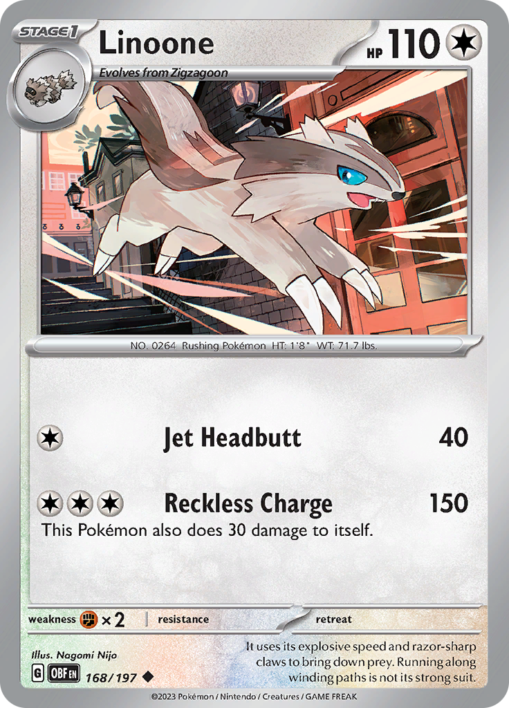 Linoone (168/197) [Scarlet & Violet: Obsidian Flames] | Odin's Place