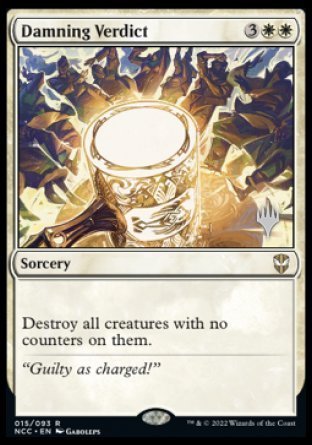 Damning Verdict (Promo Pack) [Streets of New Capenna Commander Promos] | Odin's Place