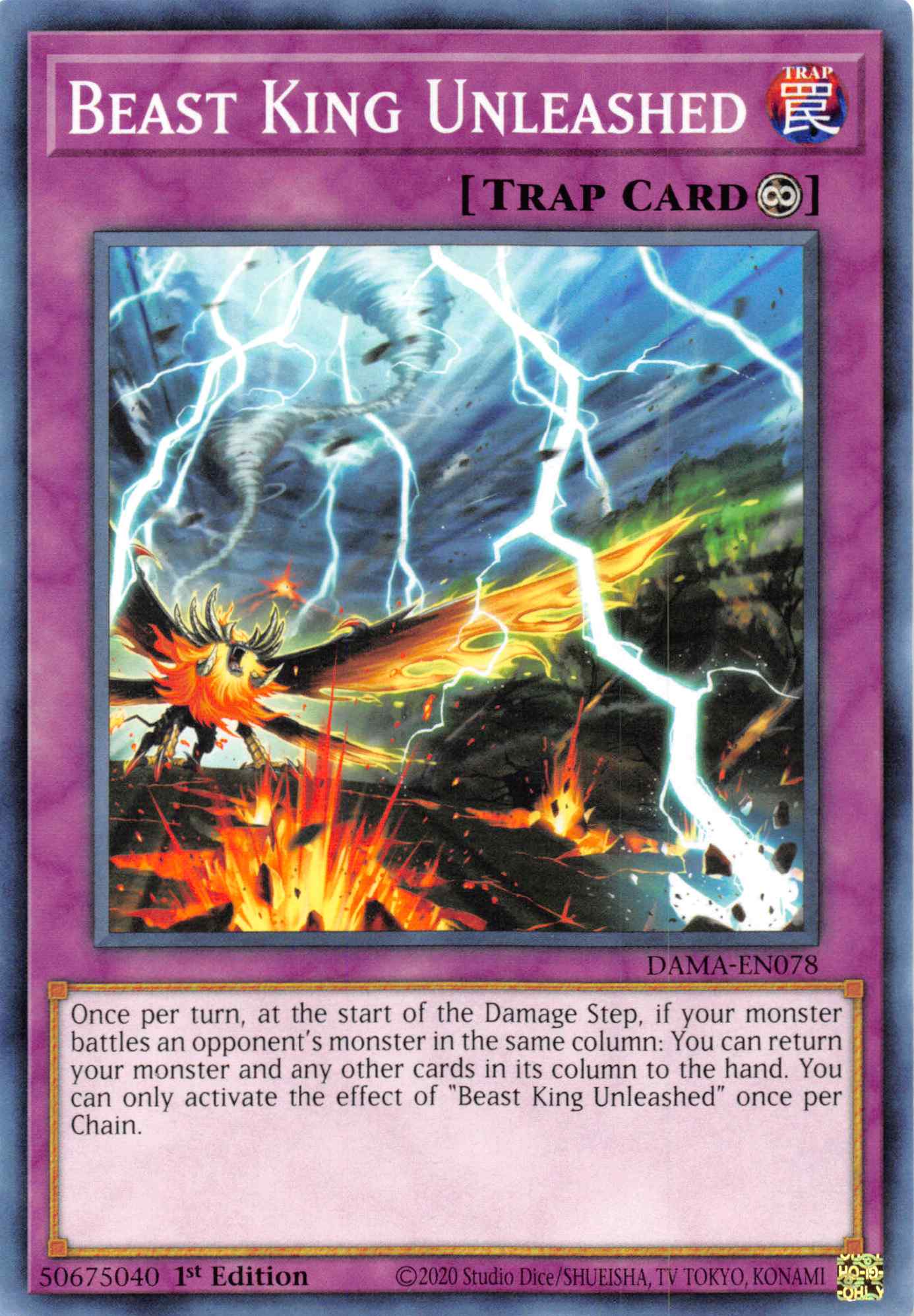 Beast King Unleashed [DAMA-EN078] Common | Odin's Place