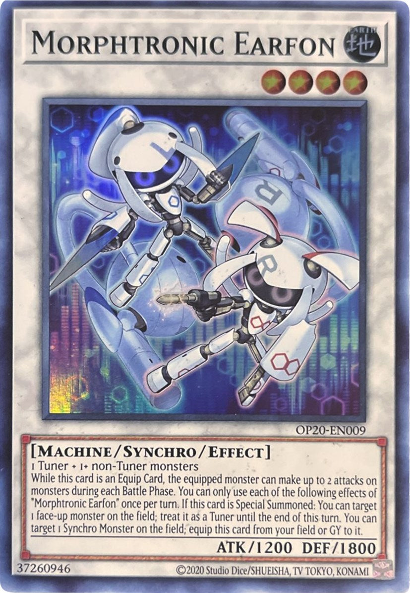 Morphtronic Earfon [OP20-EN009] Super Rare | Odin's Place