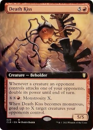 Death Kiss (Extended Art) [Commander Legends: Battle for Baldur's Gate] | Odin's Place