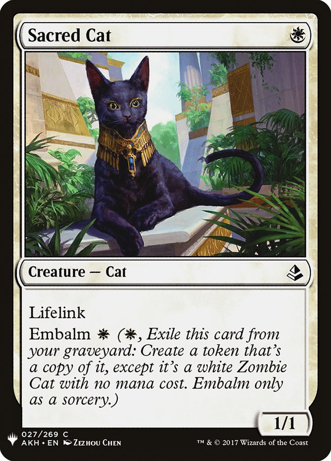 Sacred Cat [Mystery Booster] | Odin's Place