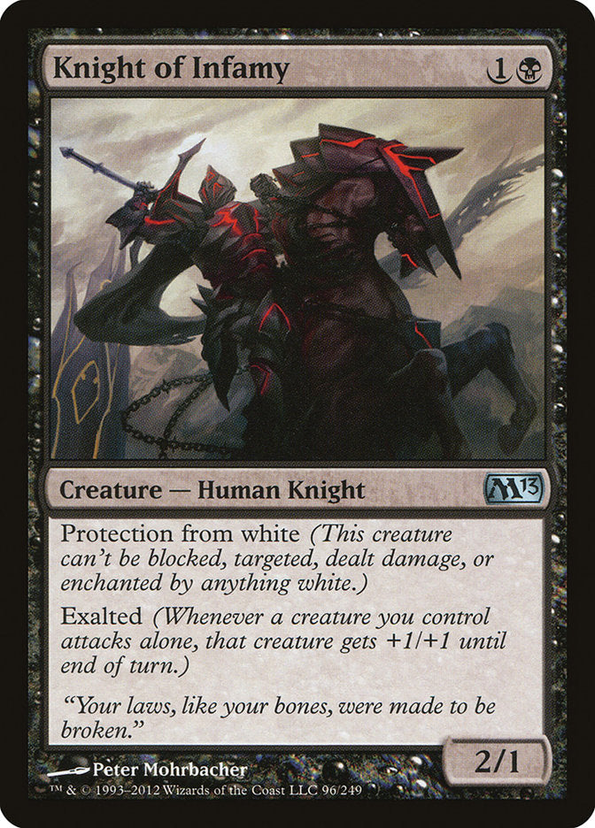 Knight of Infamy (96) [Magic 2013] | Odin's Place