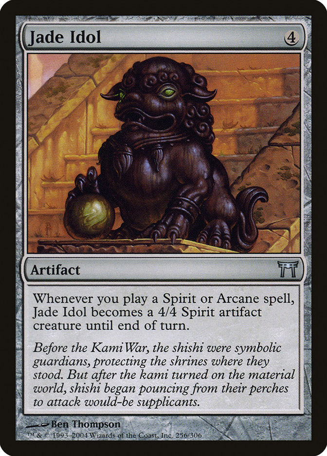 Jade Idol (256) [Champions of Kamigawa] | Odin's Place