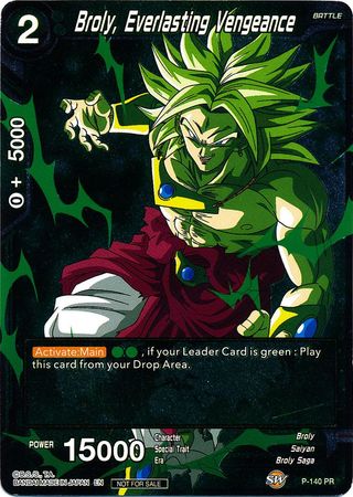 Broly, Everlasting Vengeance (P-140) [Promotion Cards] | Odin's Place