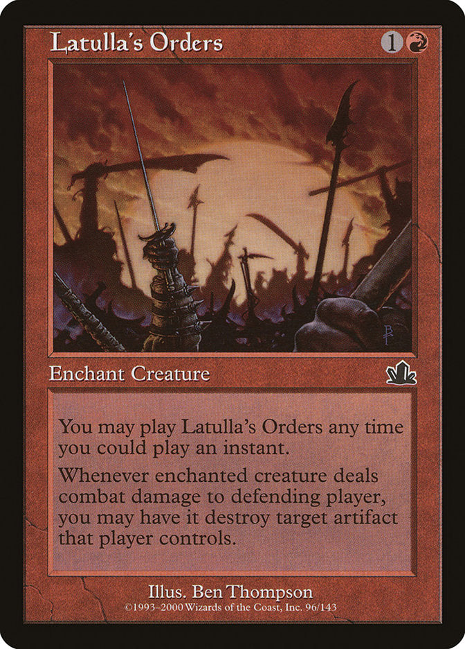 Latulla's Orders (96) [Prophecy] | Odin's Place