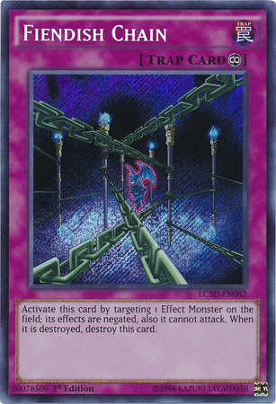 Fiendish Chain [LC5D-EN082] Secret Rare | Odin's Place