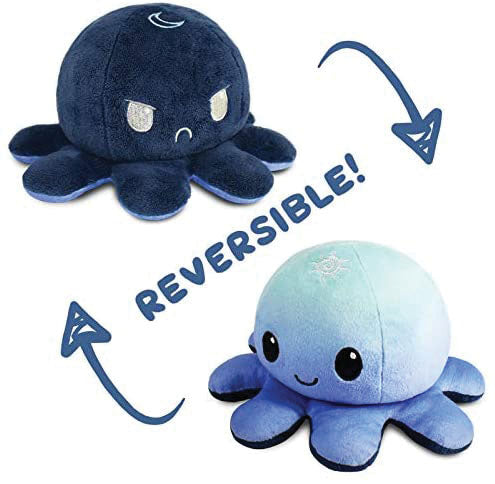 Plush Reversible Octopus: Day and Night | Odin's Place