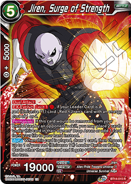 Jiren, Surge of Strength (BT14-015) [Cross Spirits] | Odin's Place