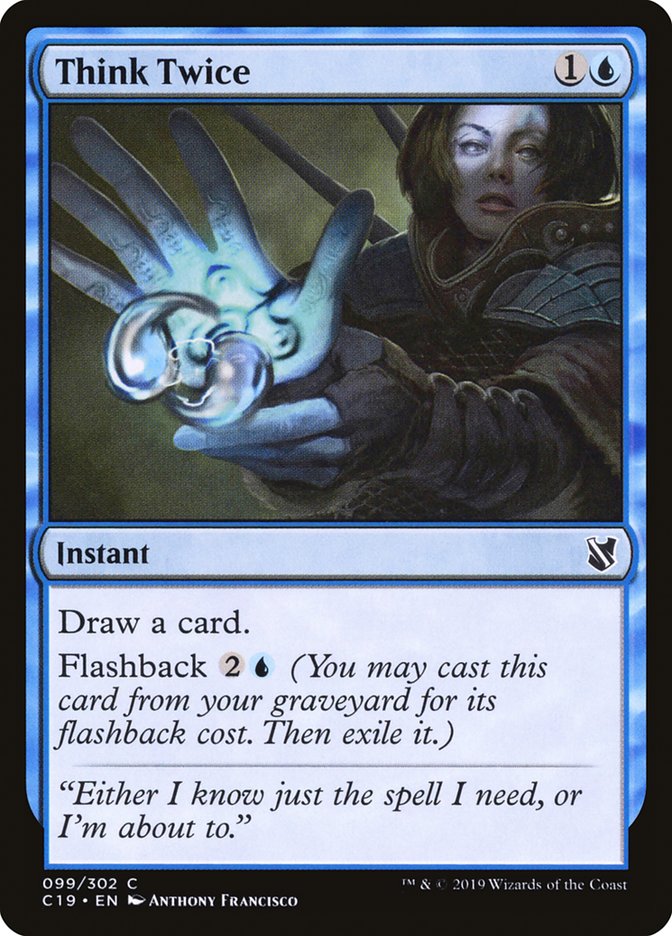 Think Twice [Commander 2019] | Odin's Place