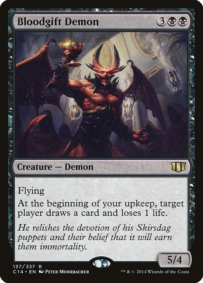 Bloodgift Demon (137) [Commander 2014] | Odin's Place