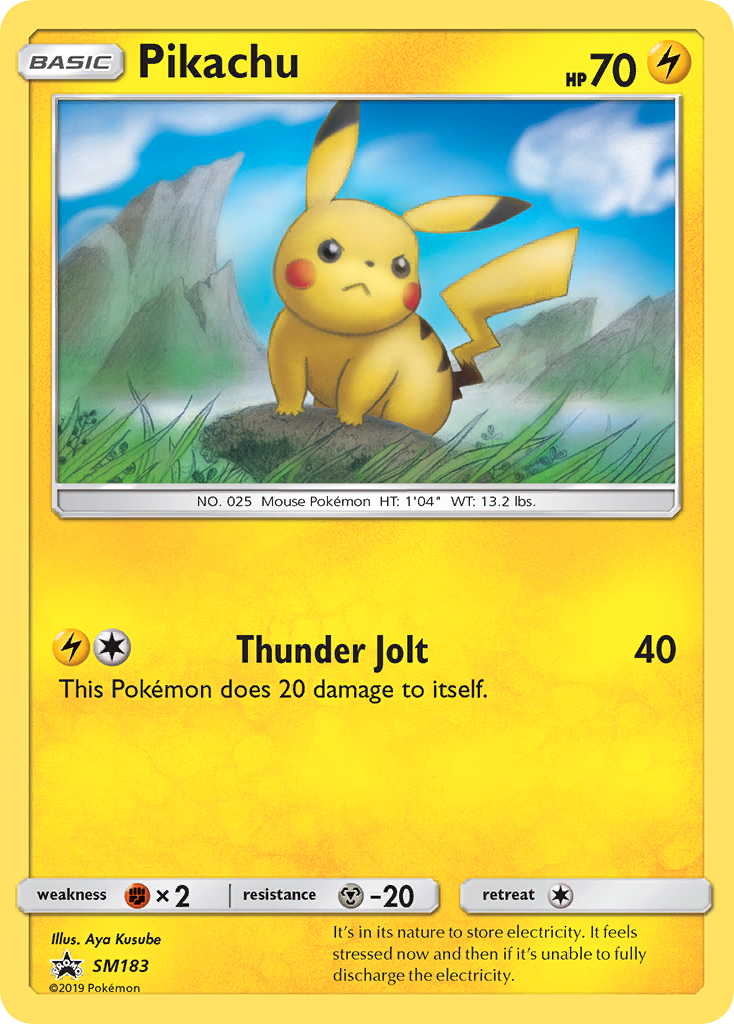 Pikachu (SM183) [Sun & Moon: Black Star Promos] | Odin's Place