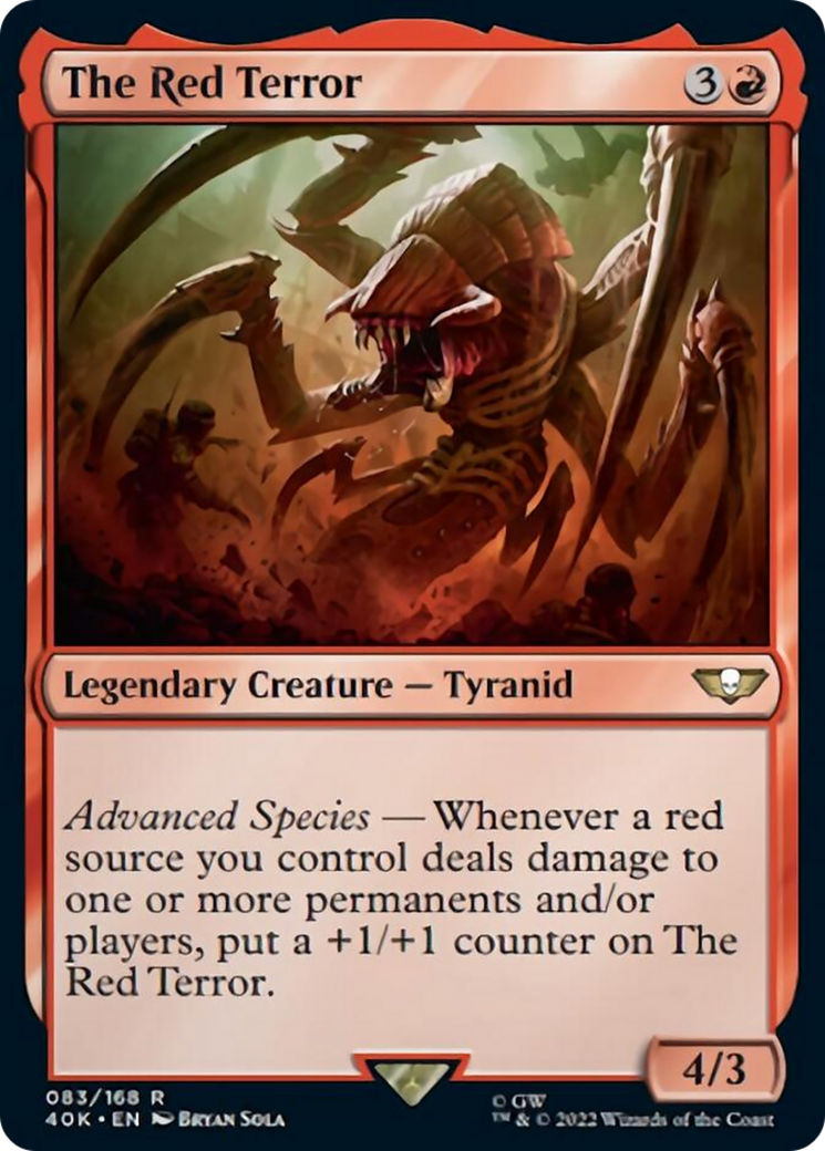 The Red Terror (Surge Foil) [Warhammer 40,000] | Odin's Place