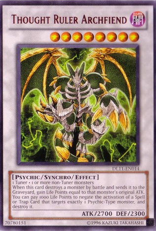 Thought Ruler Archfiend (Red) [DL11-EN014] Rare | Odin's Place