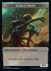 Eldrazi Spawn // Human Double-Sided Token [Streets of New Capenna Commander Tokens] | Odin's Place