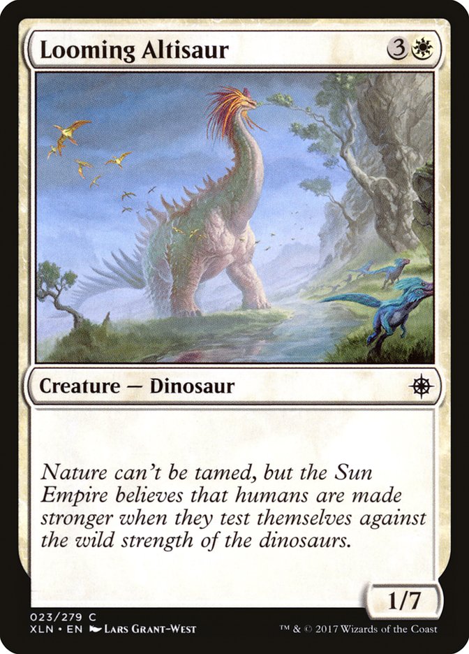 Looming Altisaur (23) [Ixalan] | Odin's Place