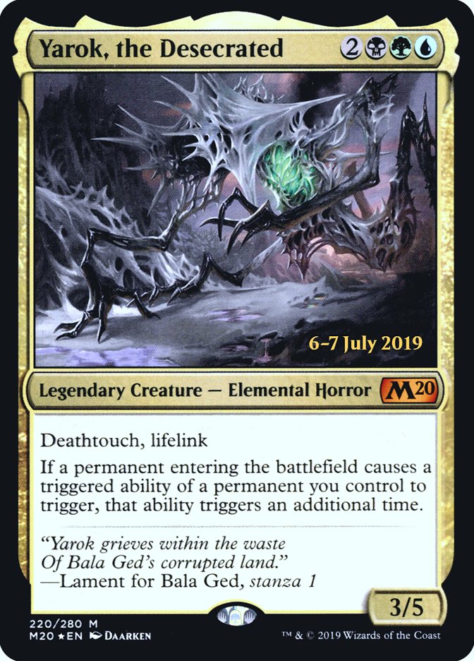 Yarok, the Desecrated [Core Set 2020 Prerelease Promos] | Odin's Place