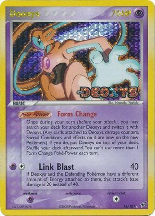 Deoxys (16/107) (Stamped) [EX: Deoxys] | Odin's Place