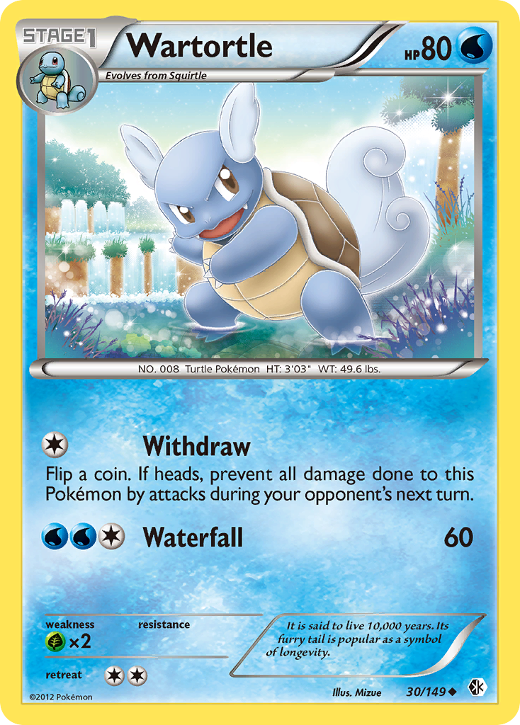 Wartortle (30/149) [Black & White: Boundaries Crossed] | Odin's Place
