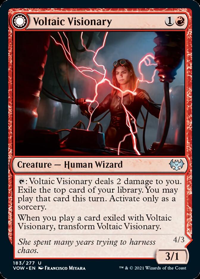Voltaic Visionary // Volt-Charged Berserker [Innistrad: Crimson Vow] | Odin's Place