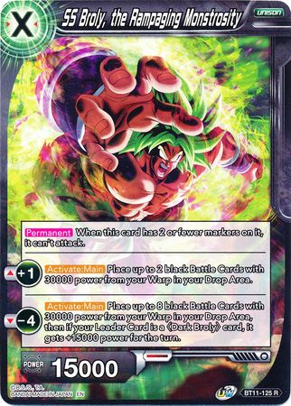 SS Broly, the Rampaging Monstrosity (BT11-125) [Vermilion Bloodline] | Odin's Place